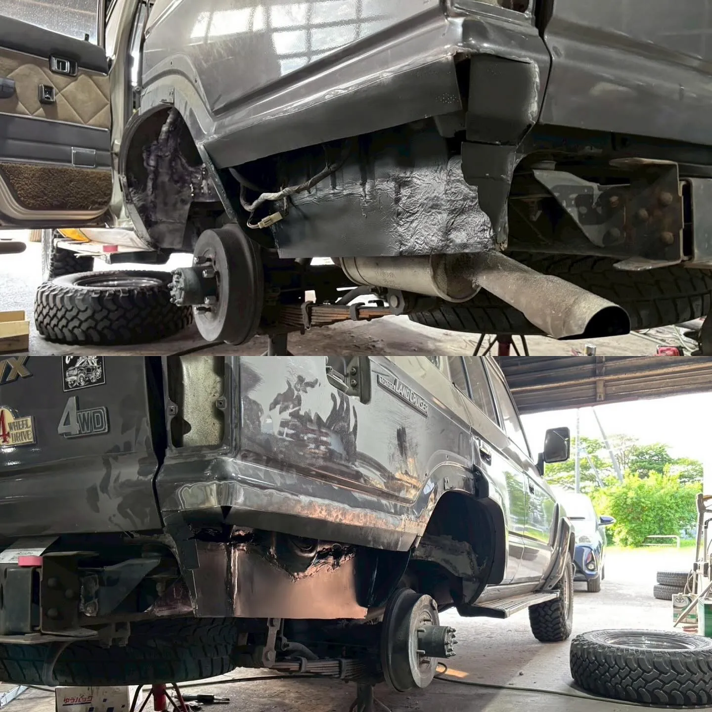 ランクル60 板金塗装✨