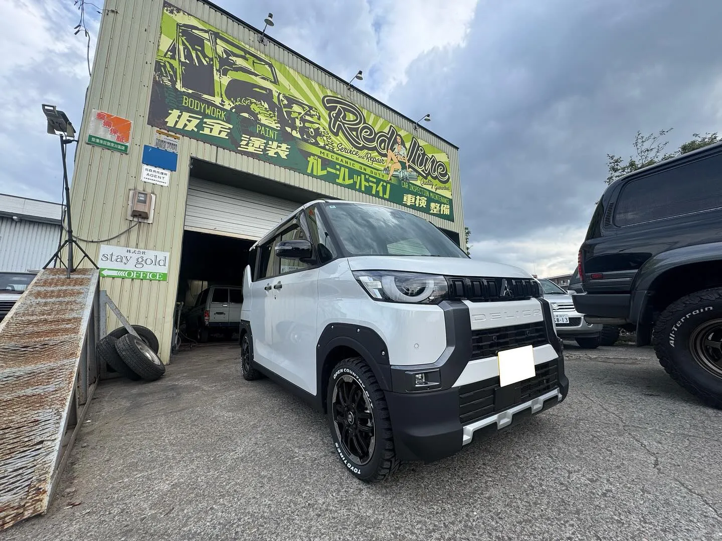 デリカミニ🚙ベッドライナービースト塗装✨
