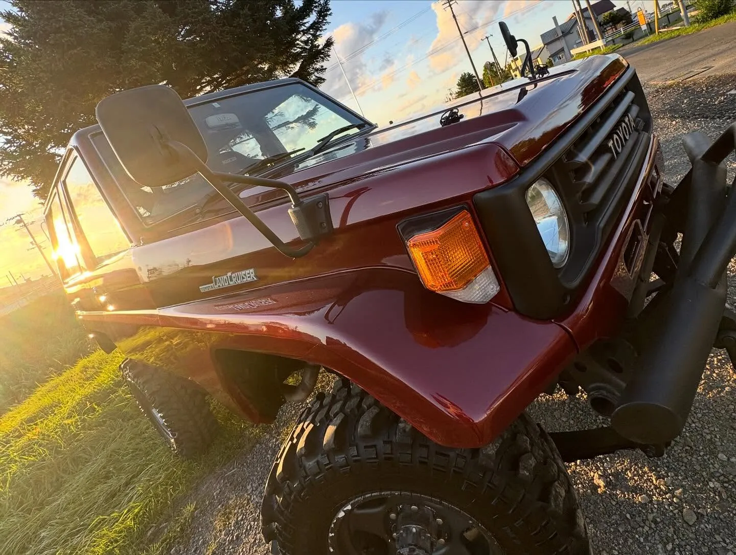 ランクル70 全塗装✨販売車両 お買い上げありがとうございま...