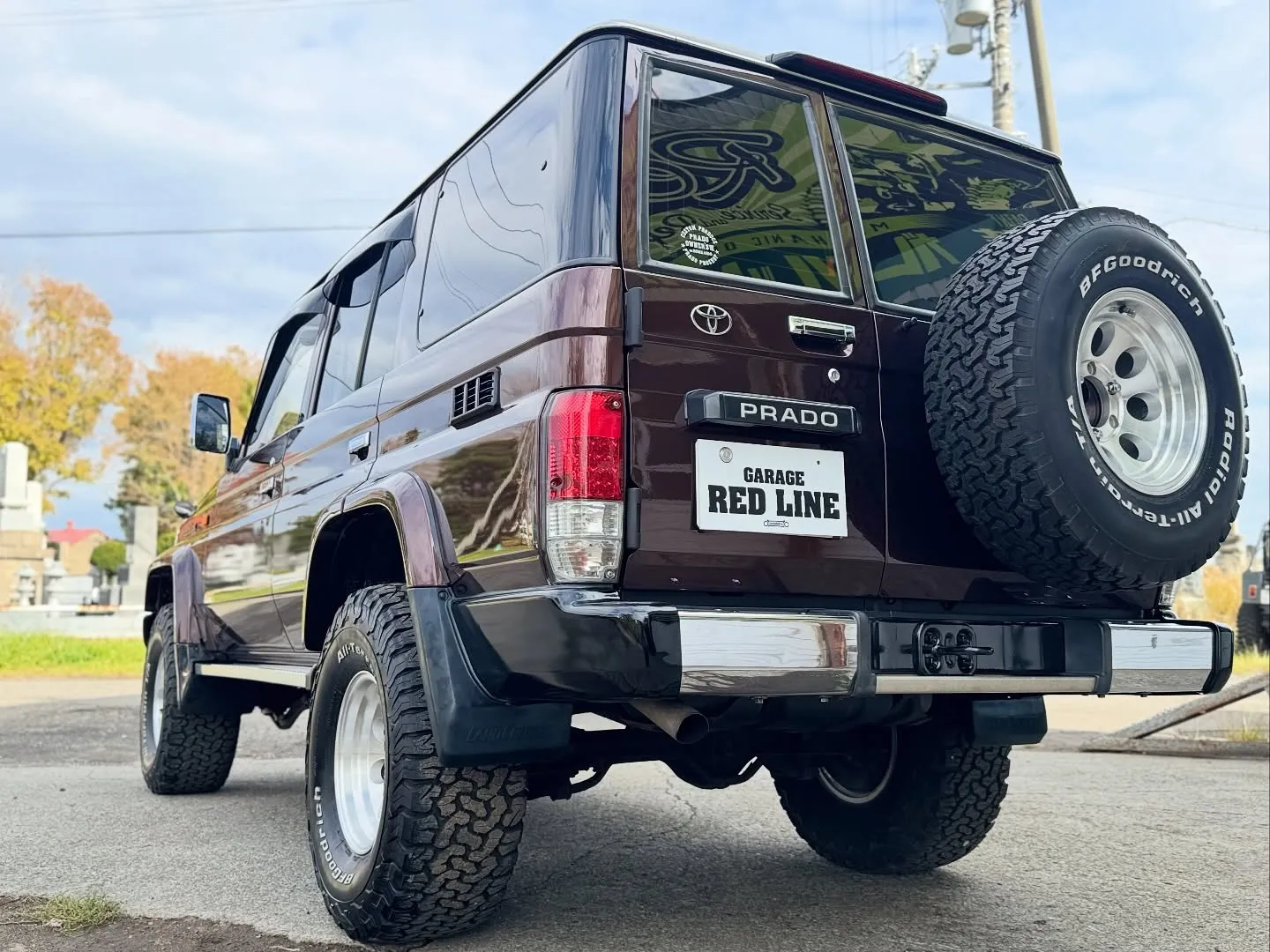 ランドクルーザー　78プラド　全塗装