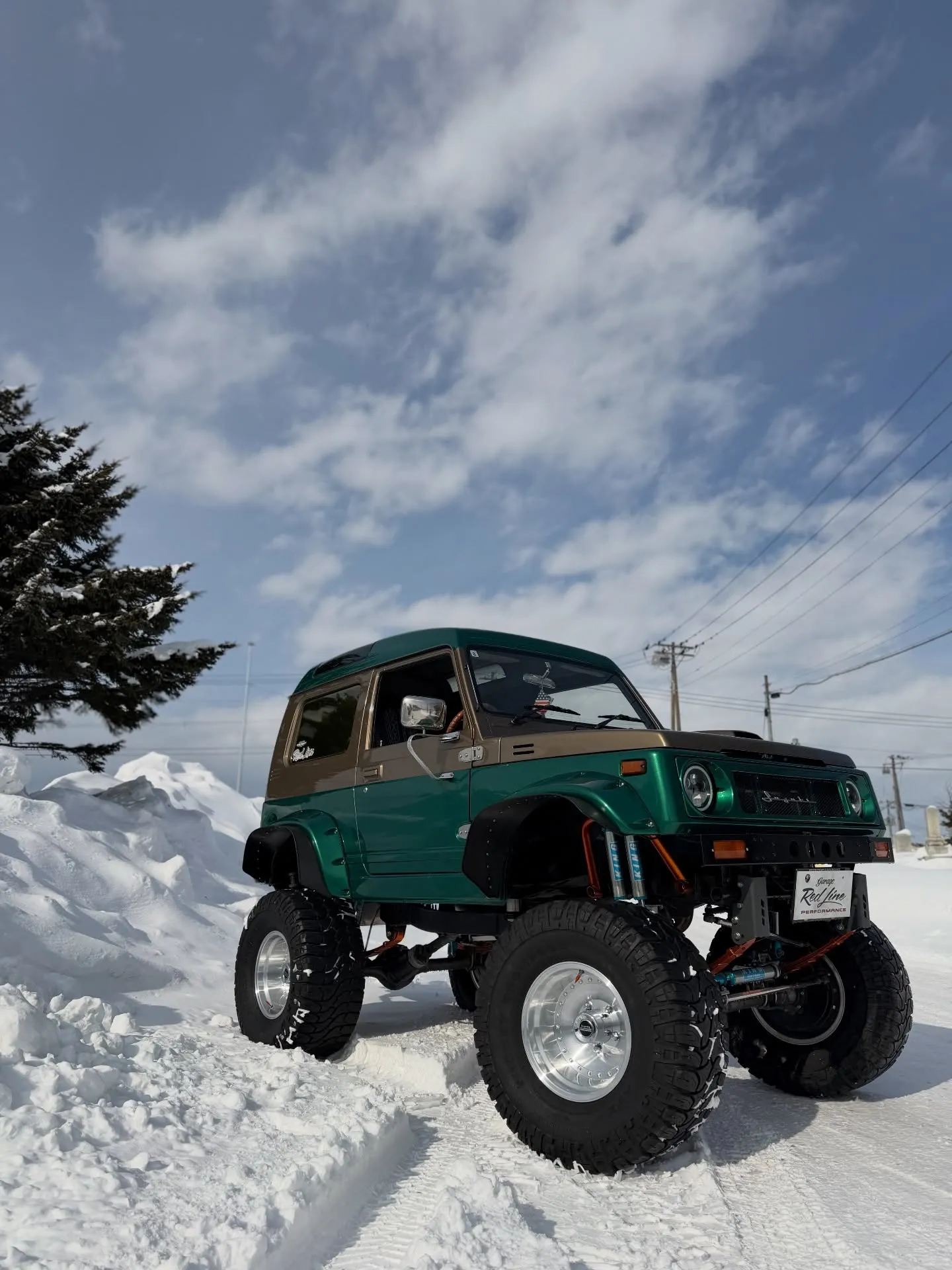 パノラミックルーフ JA11 全塗装 ご納車です✨