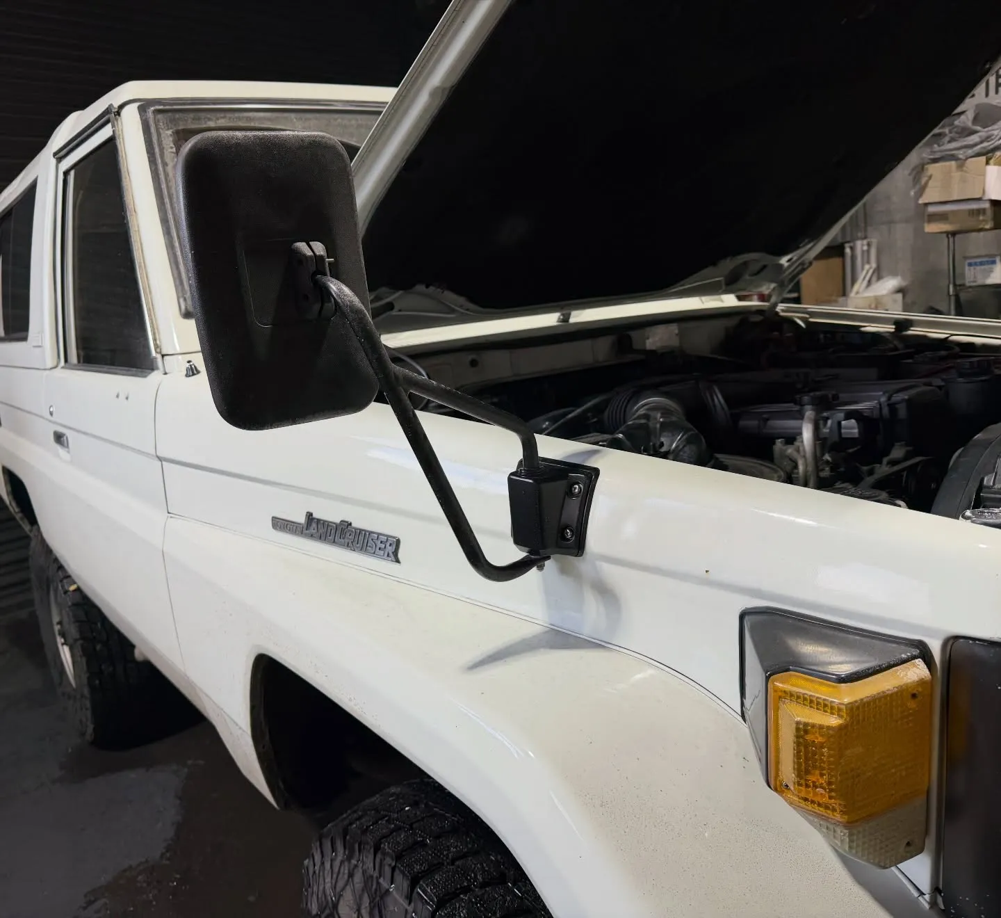 ランドクルーザー73 シュノーケル取付