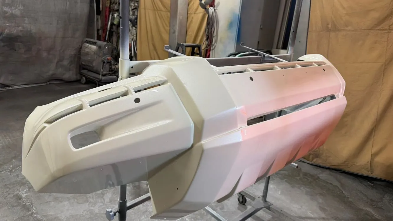 ランクル150プラドバンパー塗装✨