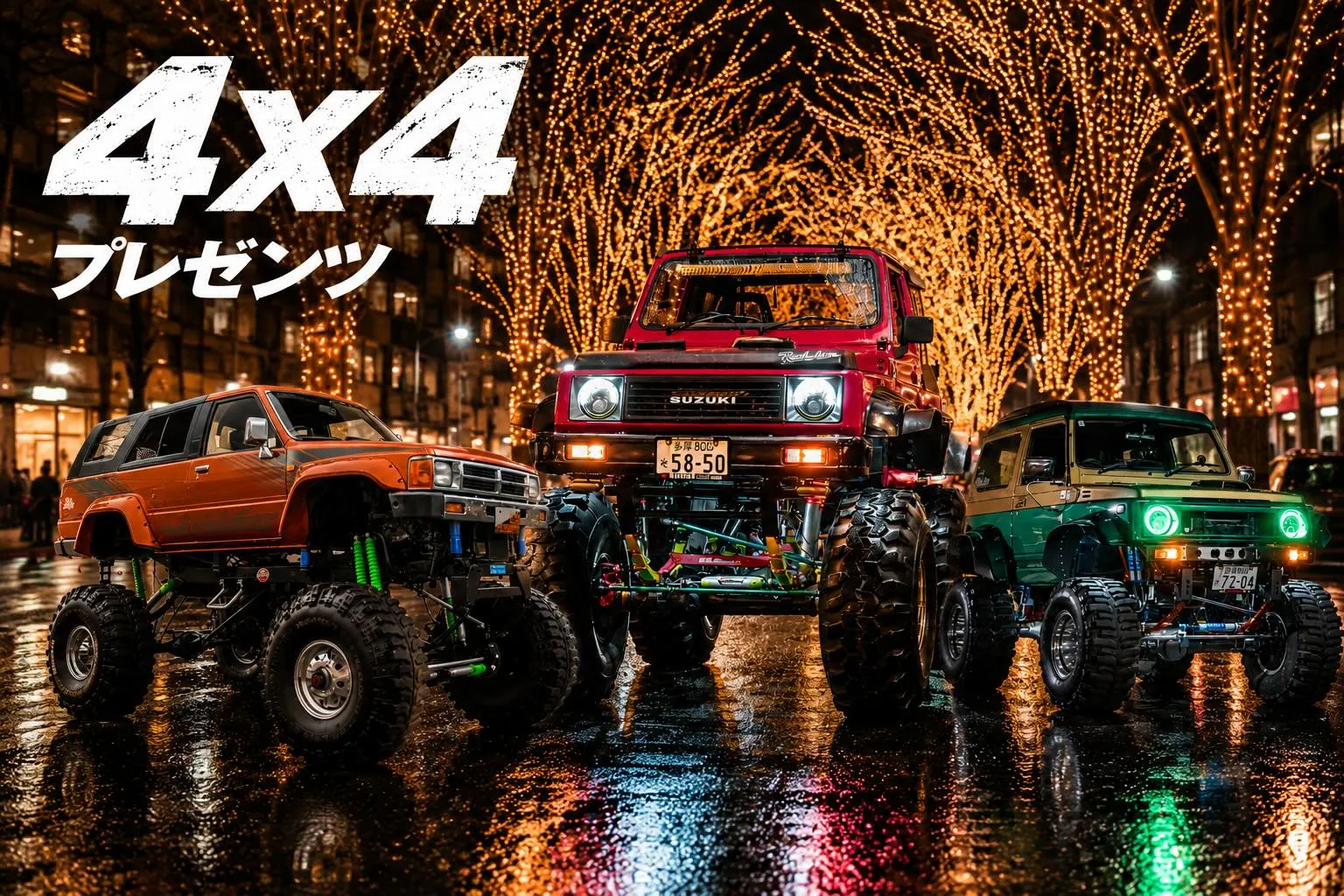「4×4 Garden Camp」と「TRY-X(トライクロ...