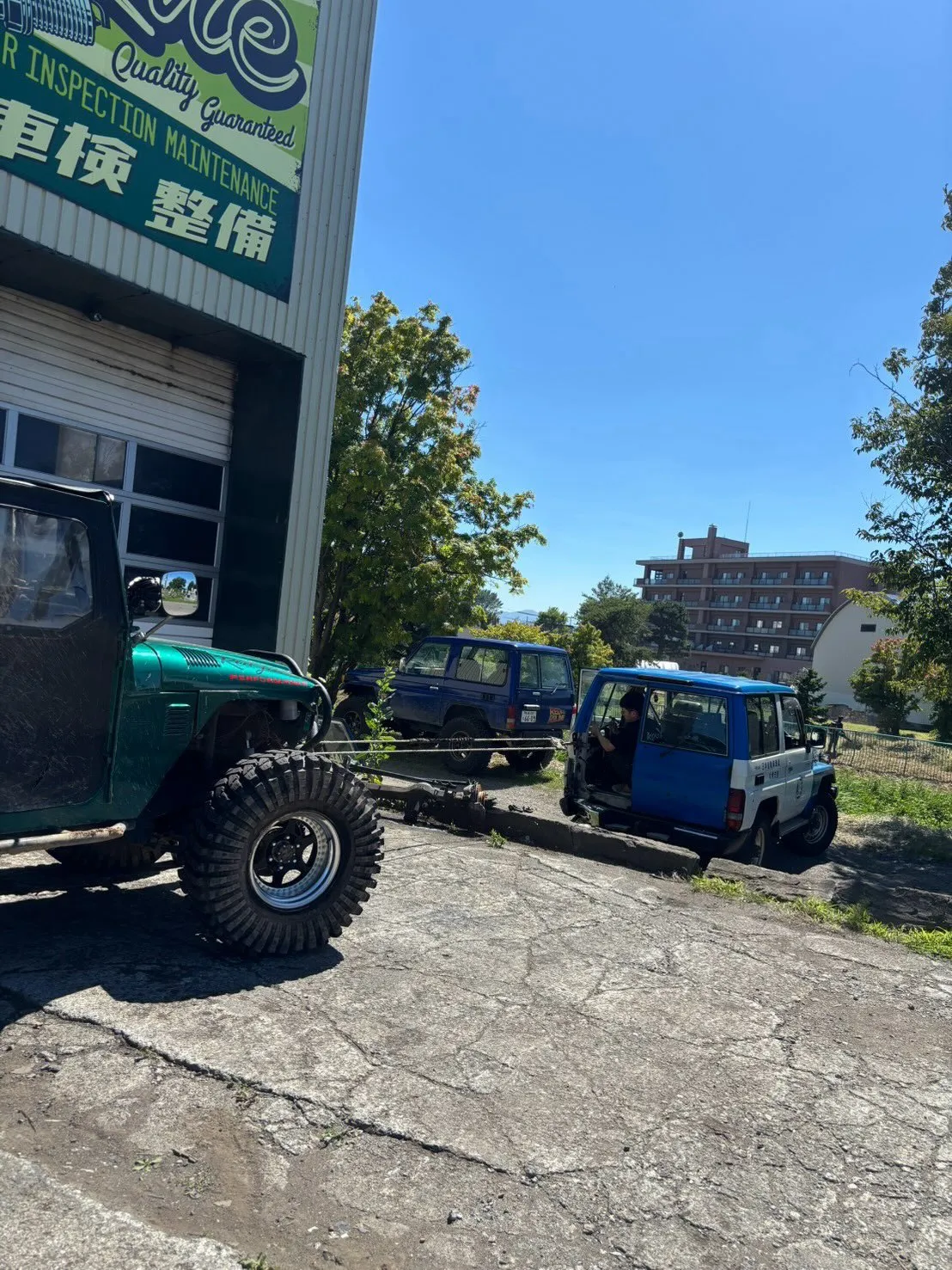 ランクル70事故修理🛠️板金塗装👨‍🔧