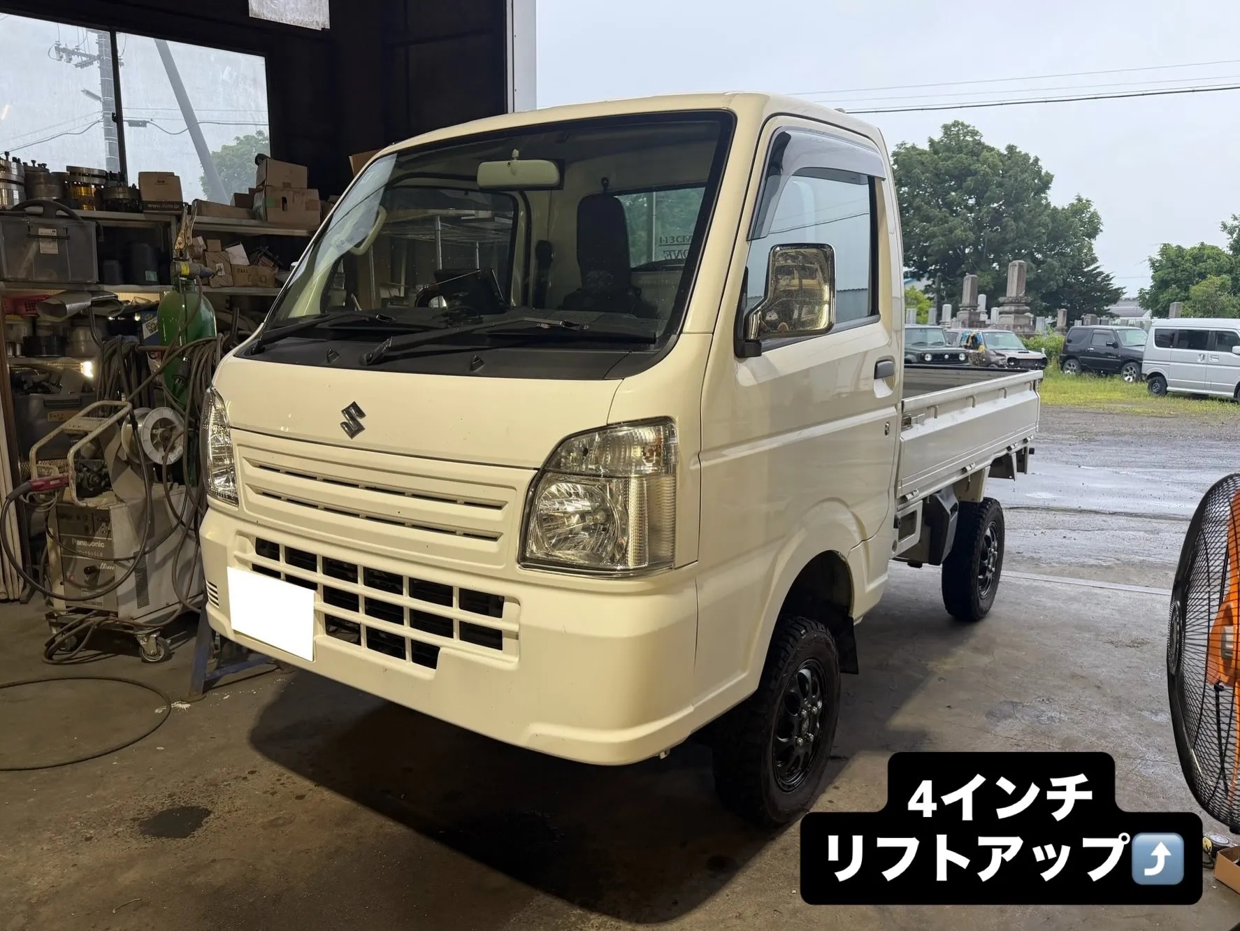 軽トラック🚚4インチリフトアップ⤴️