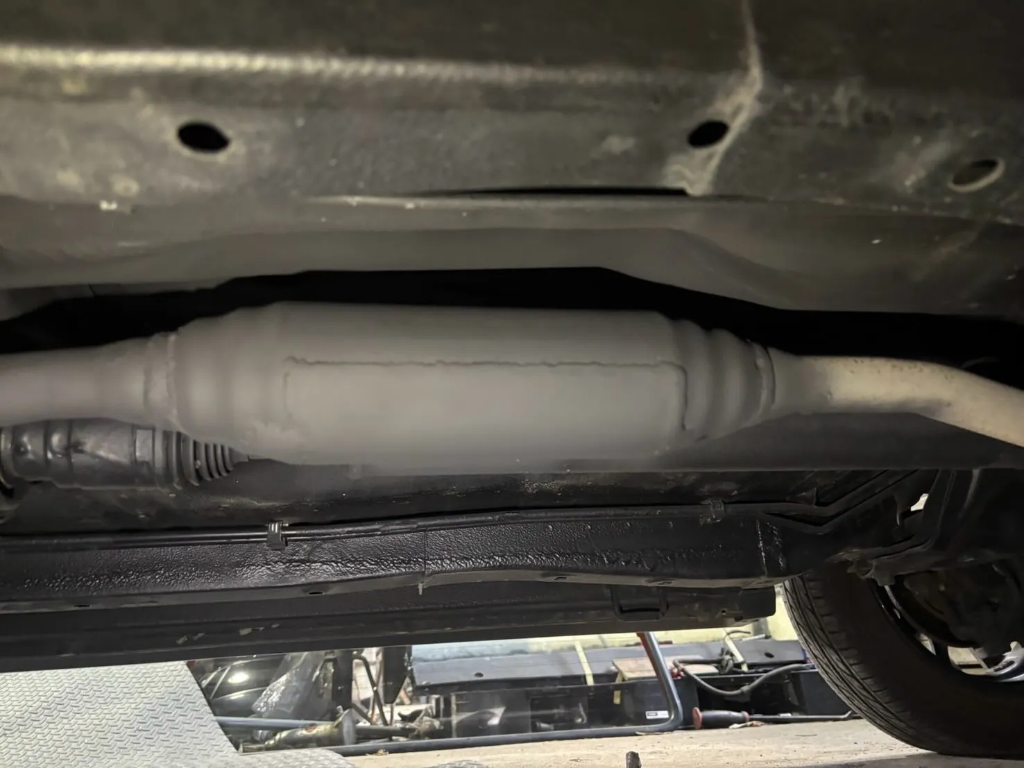 ワゴンRマフラー修理👨‍🔧